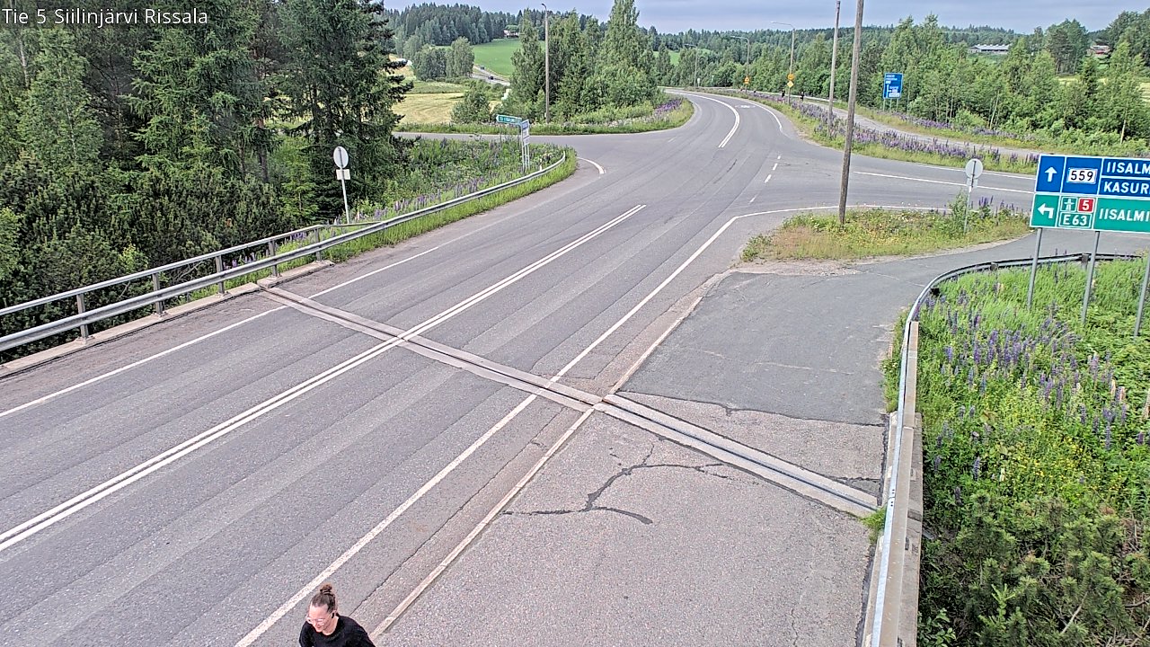 Weather Camera Image Road 5 Siilinjärvi, Rissala, Siilinjärvi, Pohjois-Savo