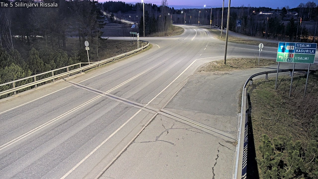 Weather Camera Image Väg 5 Siilinjärvi, Rissala, Siilinjärvi, Pohjois-Savo