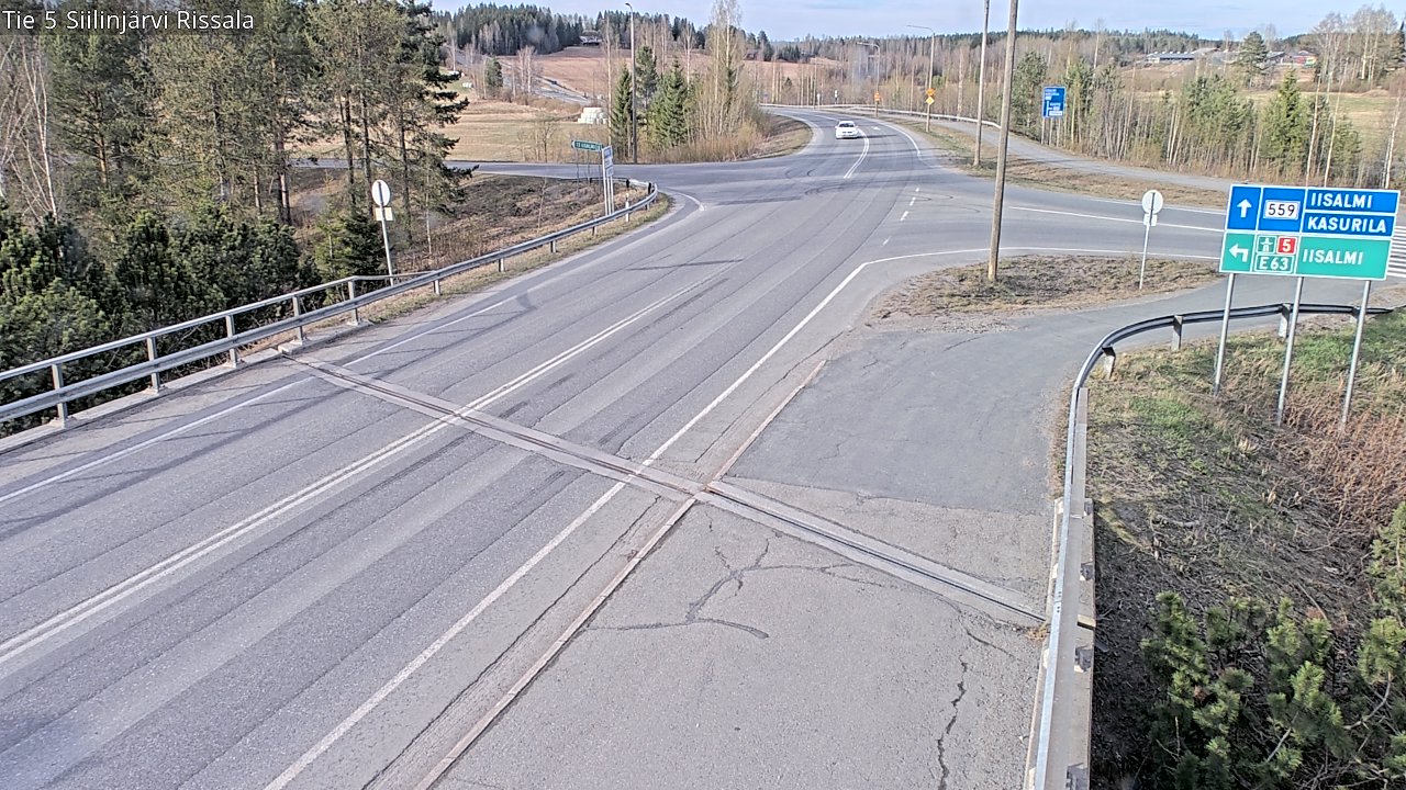 Weather Camera Image Väg 5 Siilinjärvi, Rissala, Siilinjärvi, Pohjois-Savo