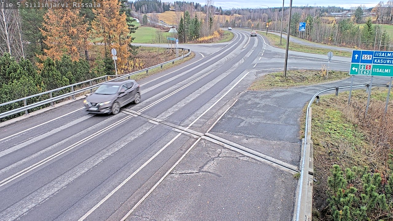 Weather Camera Image Väg 5 Siilinjärvi, Rissala, Siilinjärvi, Pohjois-Savo
