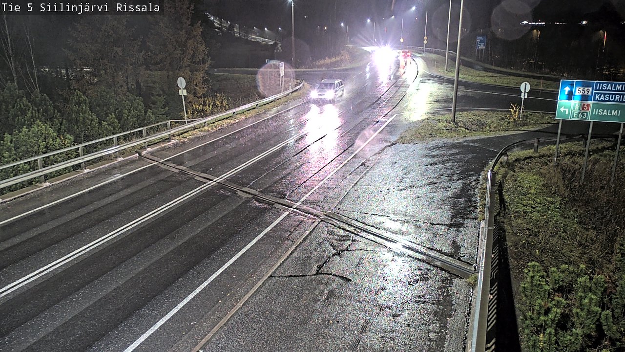 Weather Camera Image Väg 5 Siilinjärvi, Rissala, Siilinjärvi, Pohjois-Savo