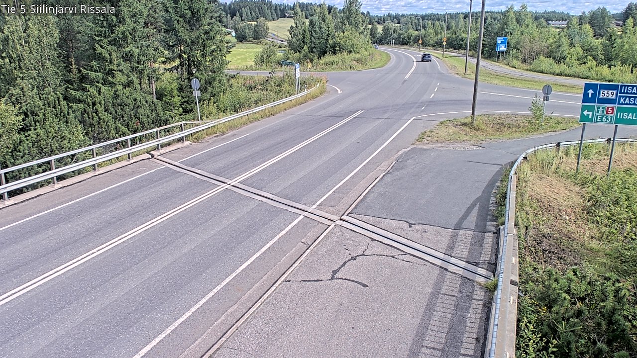 Weather Camera Image Road 5 Siilinjärvi, Rissala, Siilinjärvi, Pohjois-Savo