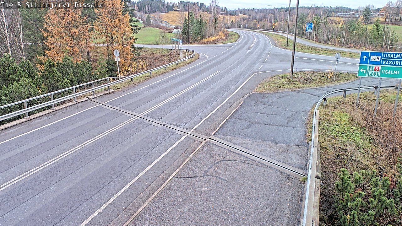 Weather Camera Image Väg 5 Siilinjärvi, Rissala, Siilinjärvi, Pohjois-Savo
