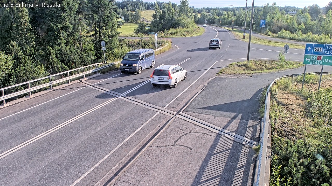 Weather Camera Image Road 5 Siilinjärvi, Rissala, Siilinjärvi, Pohjois-Savo