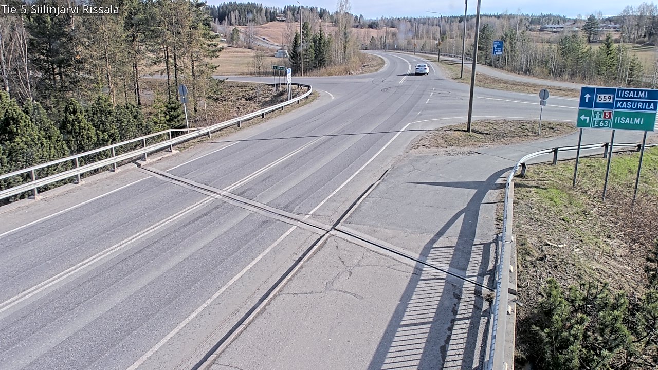 Weather Camera Image Väg 5 Siilinjärvi, Rissala, Siilinjärvi, Pohjois-Savo