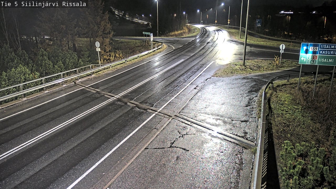 Weather Camera Image Road 5 Siilinjärvi, Rissala, Siilinjärvi, Pohjois-Savo