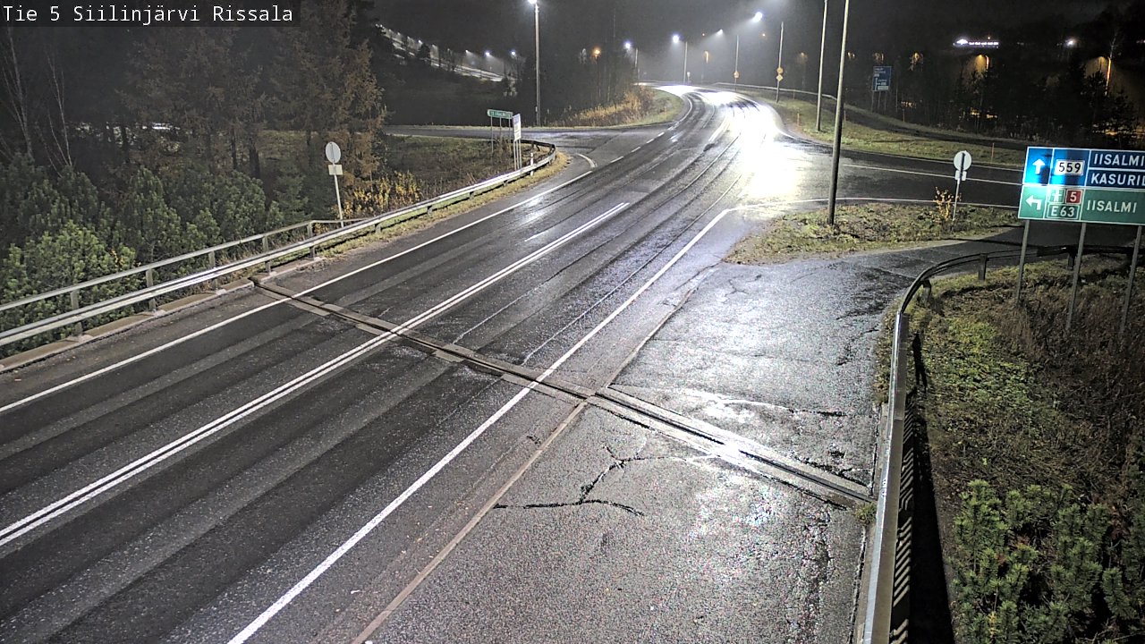 Weather Camera Image Road 5 Siilinjärvi, Rissala, Siilinjärvi, Pohjois-Savo