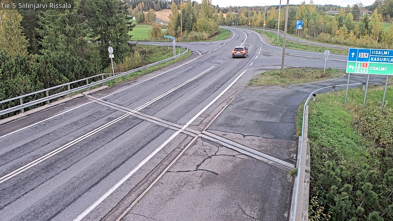 Weather Camera Image Road 5 Siilinjärvi, Rissala, Siilinjärvi, Pohjois-Savo