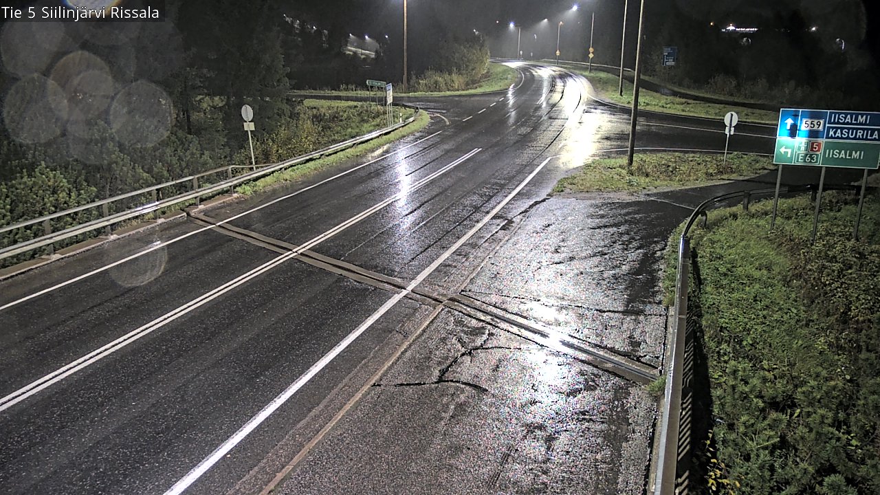 Weather Camera Image Road 5 Siilinjärvi, Rissala, Siilinjärvi, Pohjois-Savo