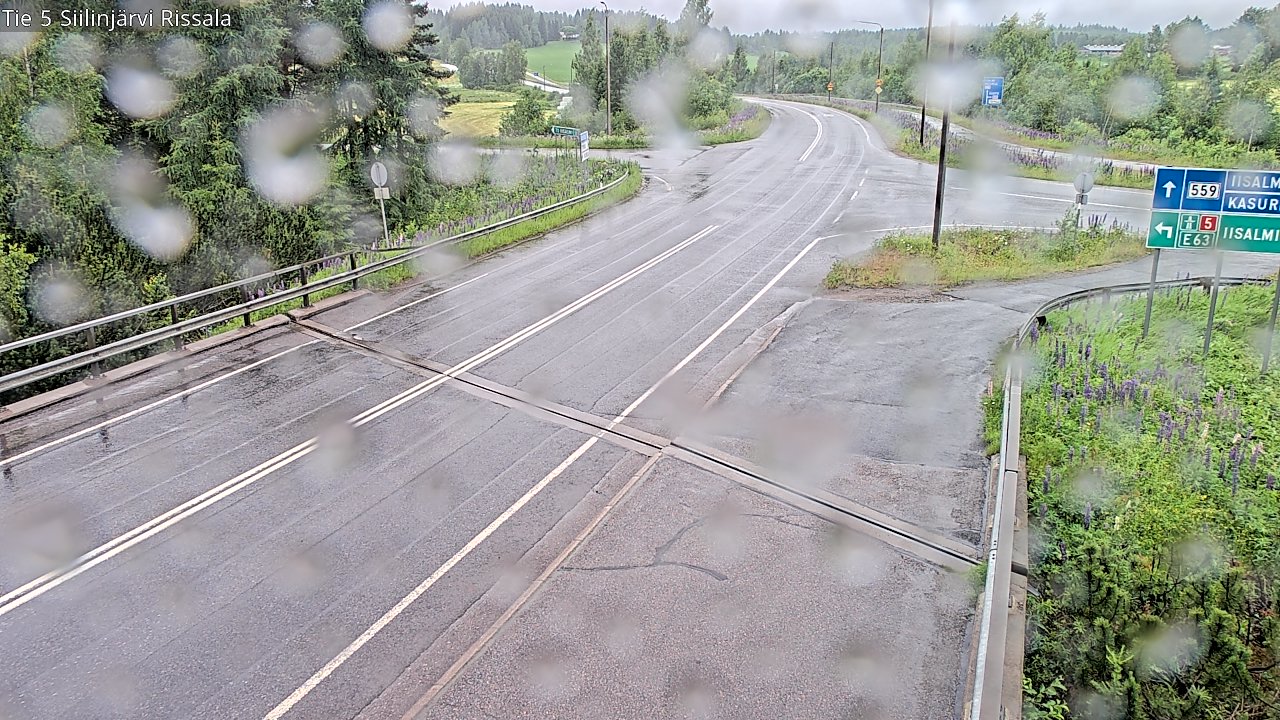 Weather Camera Image Road 5 Siilinjärvi, Rissala, Siilinjärvi, Pohjois-Savo
