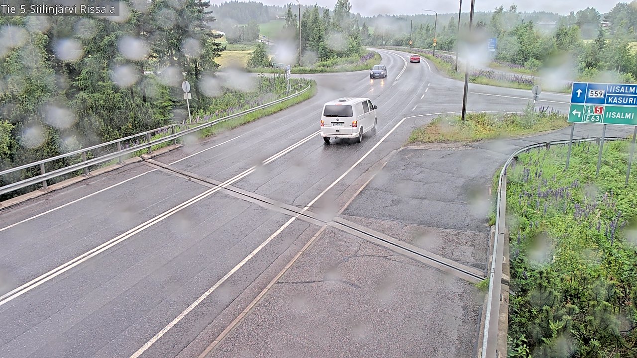 Weather Camera Image Väg 5 Siilinjärvi, Rissala, Siilinjärvi, Pohjois-Savo