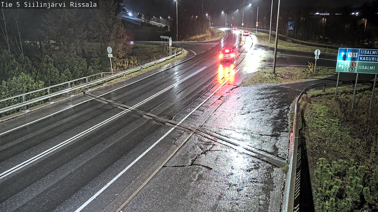 Weather Camera Image Väg 5 Siilinjärvi, Rissala, Siilinjärvi, Pohjois-Savo