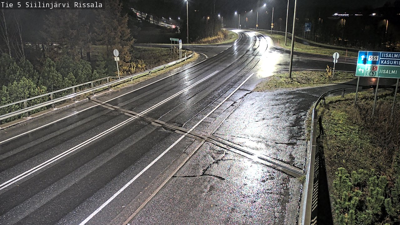 Weather Camera Image Väg 5 Siilinjärvi, Rissala, Siilinjärvi, Pohjois-Savo