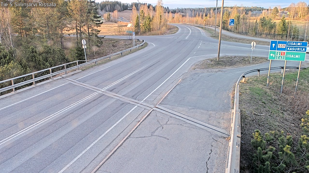 Weather Camera Image Väg 5 Siilinjärvi, Rissala, Siilinjärvi, Pohjois-Savo