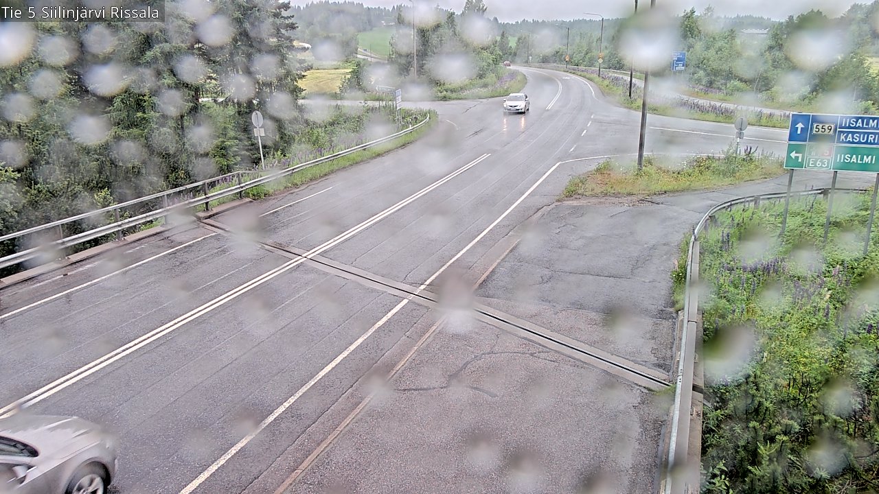 Weather Camera Image Väg 5 Siilinjärvi, Rissala, Siilinjärvi, Pohjois-Savo