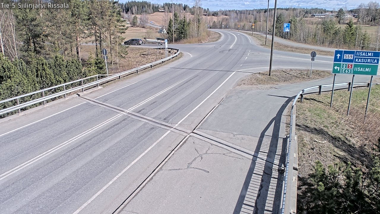 Weather Camera Image Väg 5 Siilinjärvi, Rissala, Siilinjärvi, Pohjois-Savo