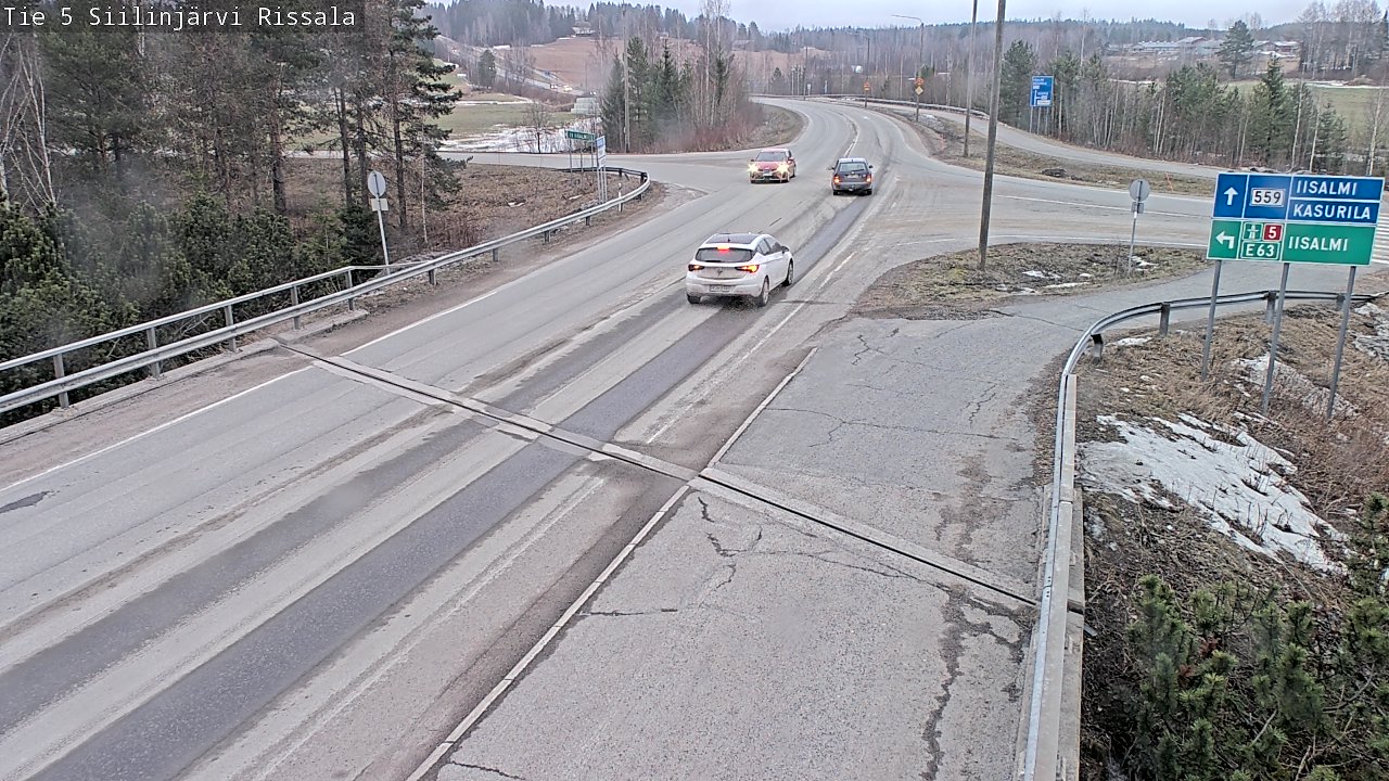Weather Camera Image Väg 5 Siilinjärvi, Rissala, Siilinjärvi, Pohjois-Savo