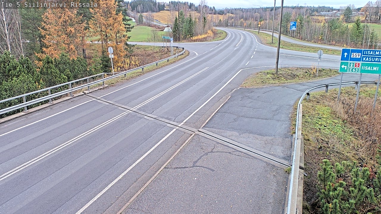 Weather Camera Image Väg 5 Siilinjärvi, Rissala, Siilinjärvi, Pohjois-Savo