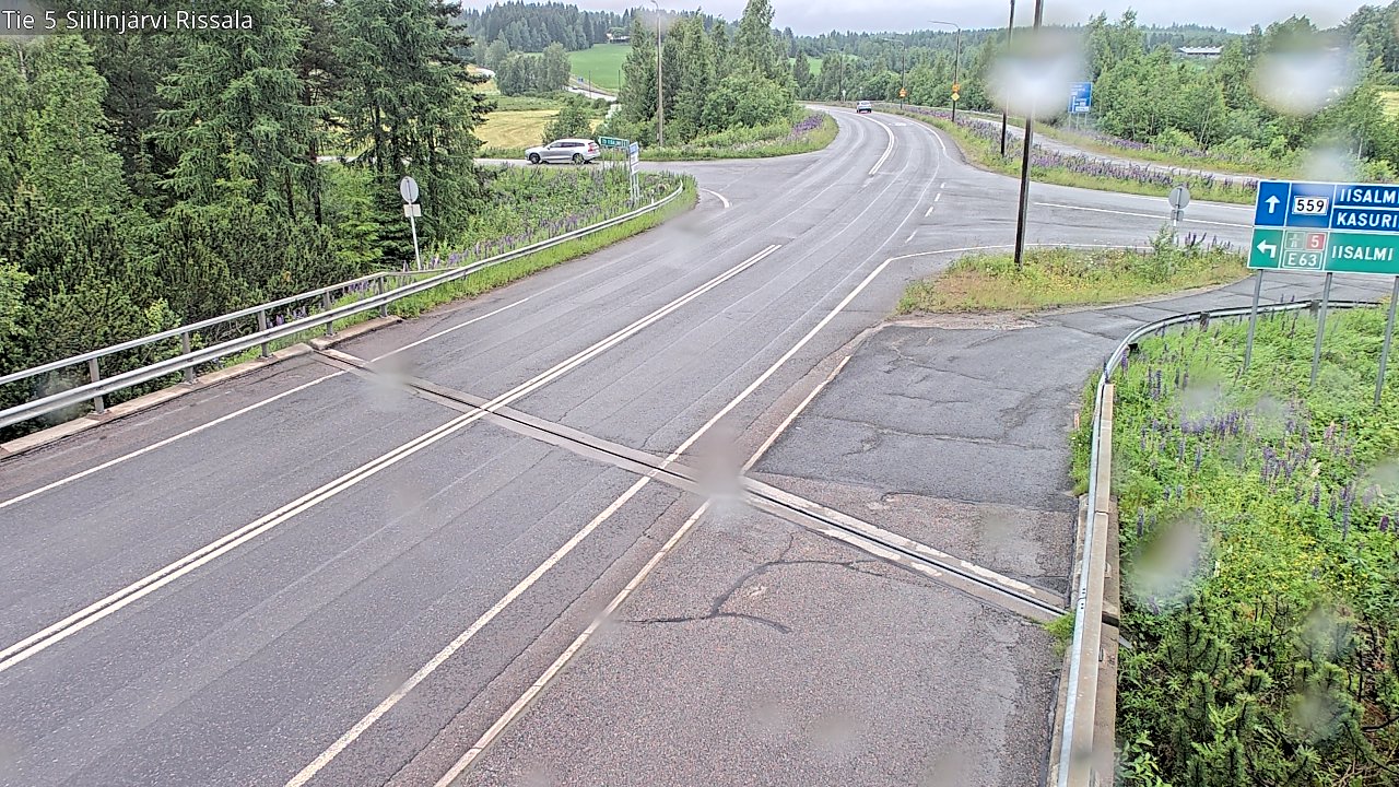 Weather Camera Image Väg 5 Siilinjärvi, Rissala, Siilinjärvi, Pohjois-Savo