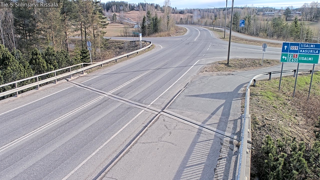 Weather Camera Image Väg 5 Siilinjärvi, Rissala, Siilinjärvi, Pohjois-Savo