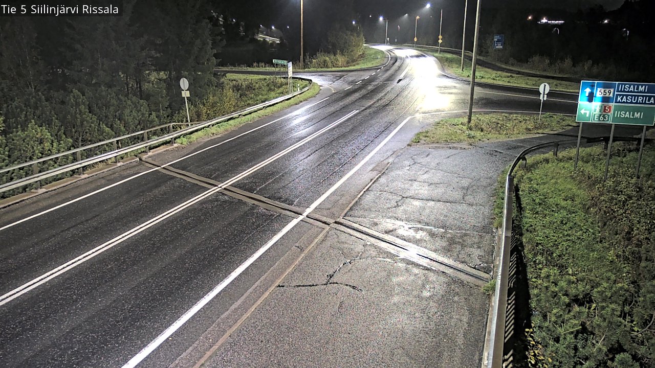 Weather Camera Image Road 5 Siilinjärvi, Rissala, Siilinjärvi, Pohjois-Savo