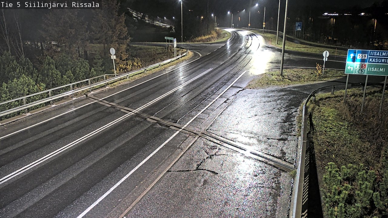 Weather Camera Image Väg 5 Siilinjärvi, Rissala, Siilinjärvi, Pohjois-Savo