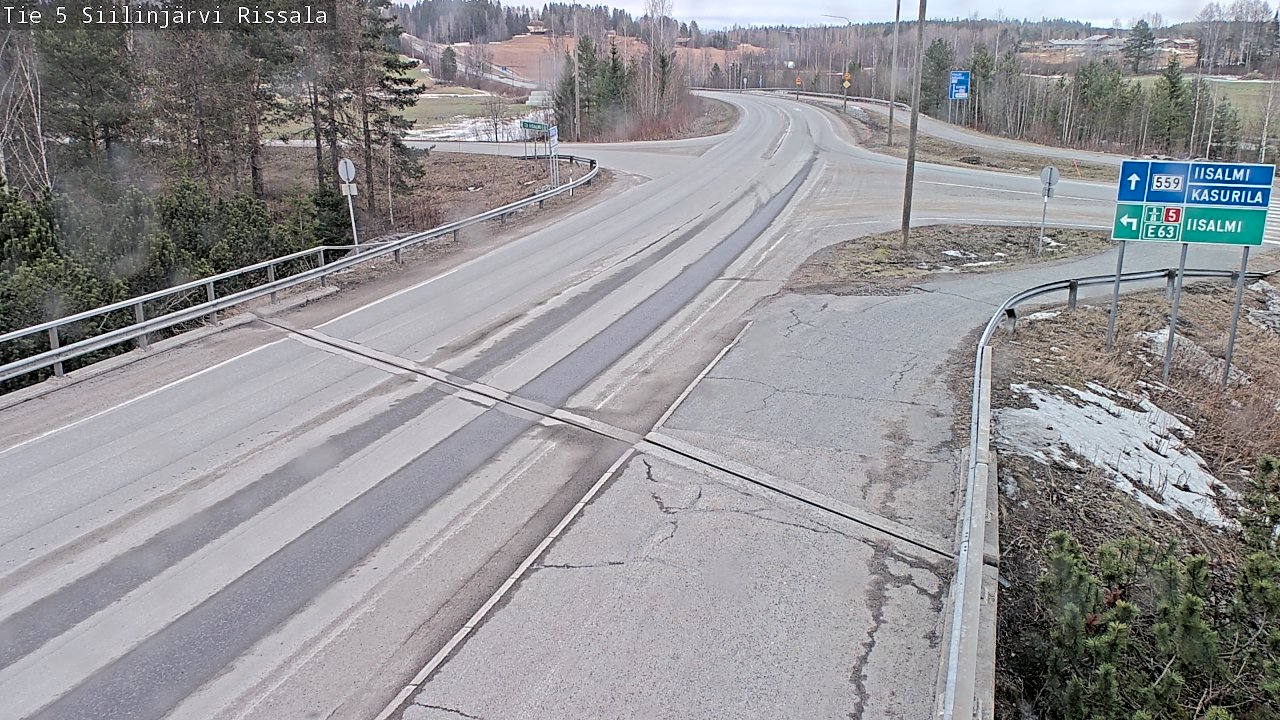 Weather Camera Image Väg 5 Siilinjärvi, Rissala, Siilinjärvi, Pohjois-Savo