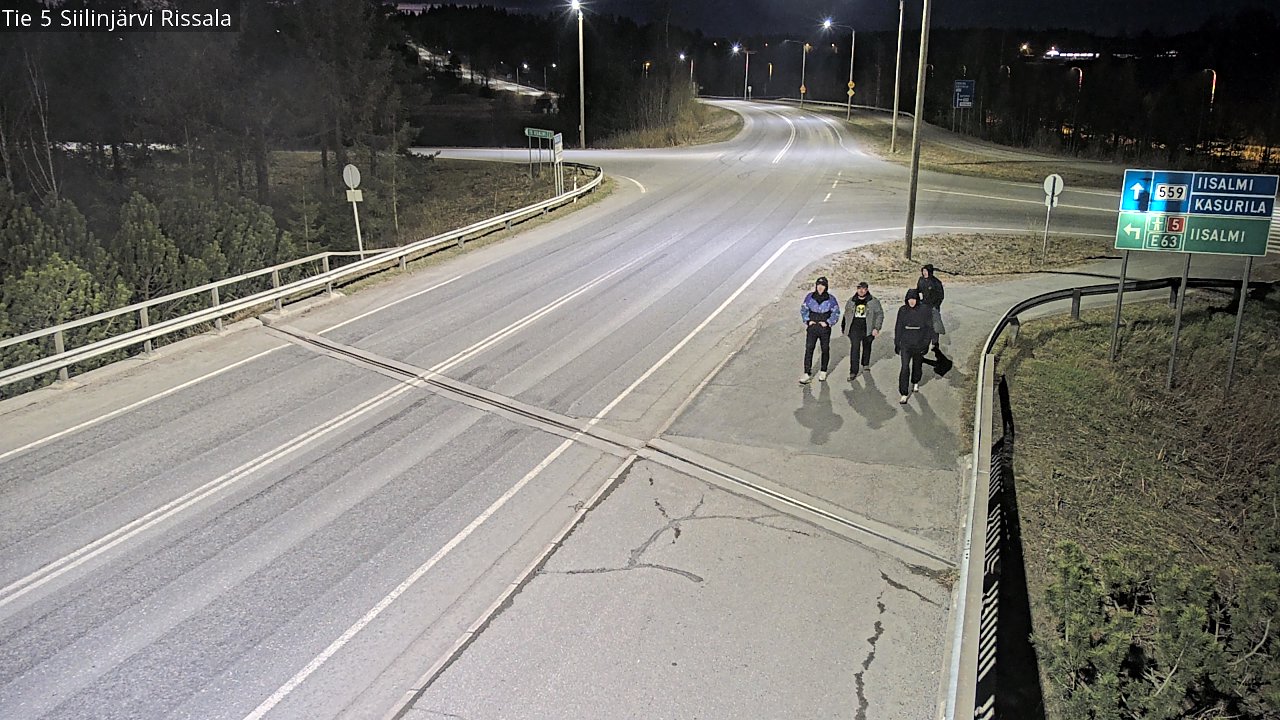 Weather Camera Image Väg 5 Siilinjärvi, Rissala, Siilinjärvi, Pohjois-Savo