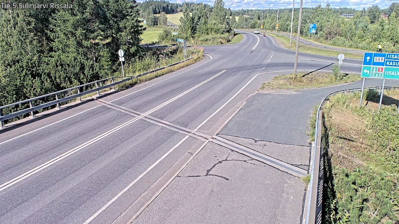 Weather Camera Image Road 5 Siilinjärvi, Rissala, Siilinjärvi, Pohjois-Savo