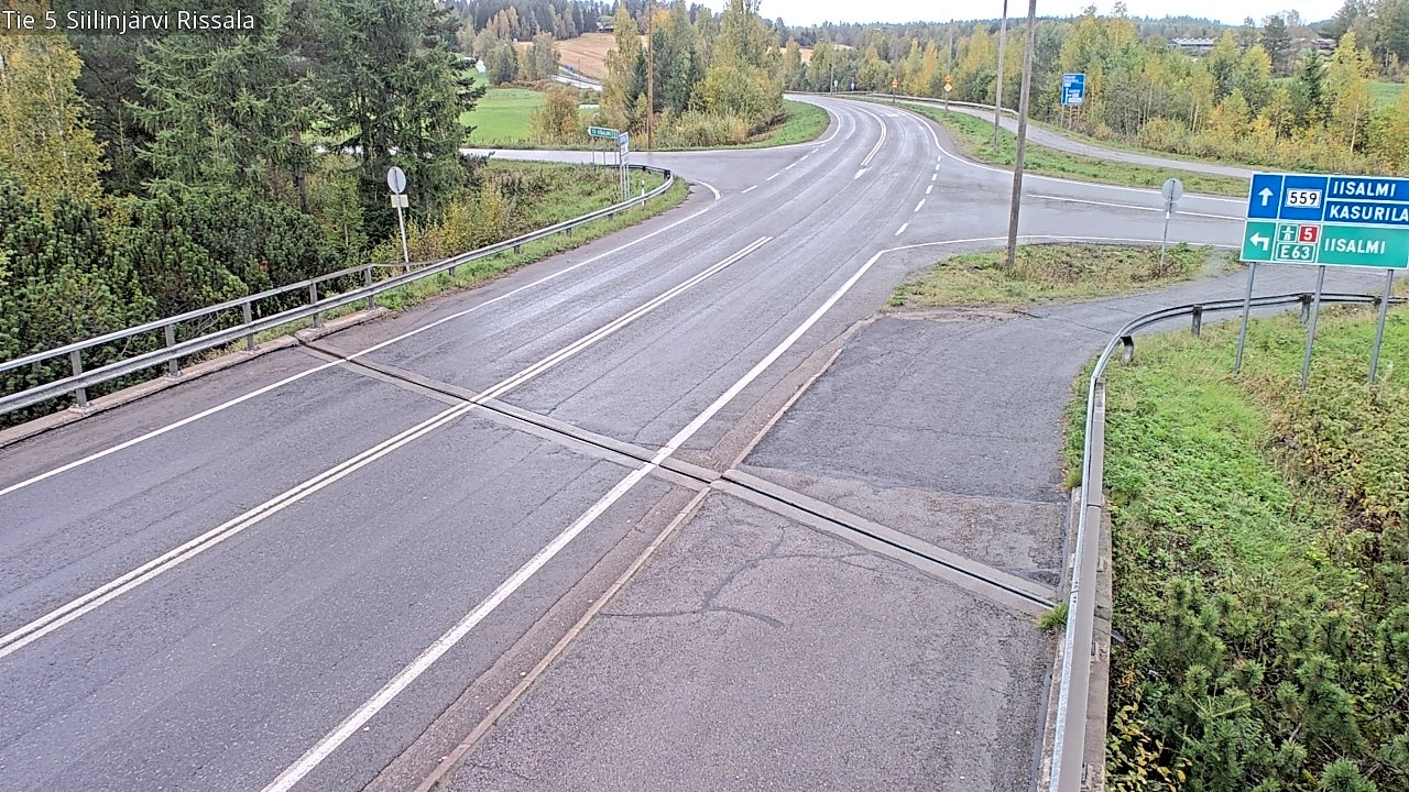 Weather Camera Image Road 5 Siilinjärvi, Rissala, Siilinjärvi, Pohjois-Savo