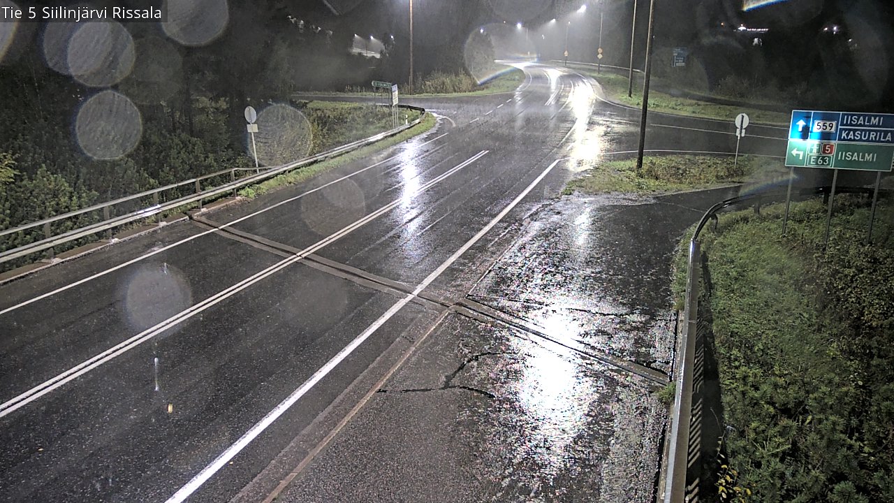 Weather Camera Image Road 5 Siilinjärvi, Rissala, Siilinjärvi, Pohjois-Savo