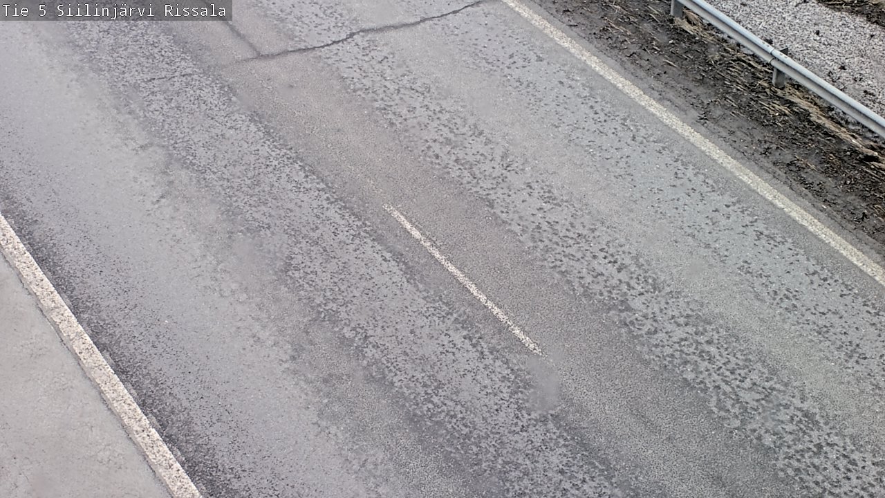 Weather Camera Image Road 5 Siilinjärvi, Rissala, Siilinjärvi, Pohjois-Savo