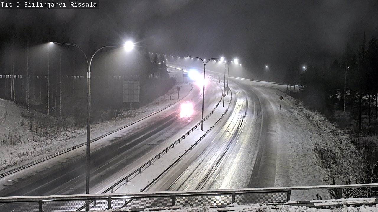 Weather Camera Image Road 5 Siilinjärvi, Rissala, Siilinjärvi, Pohjois-Savo
