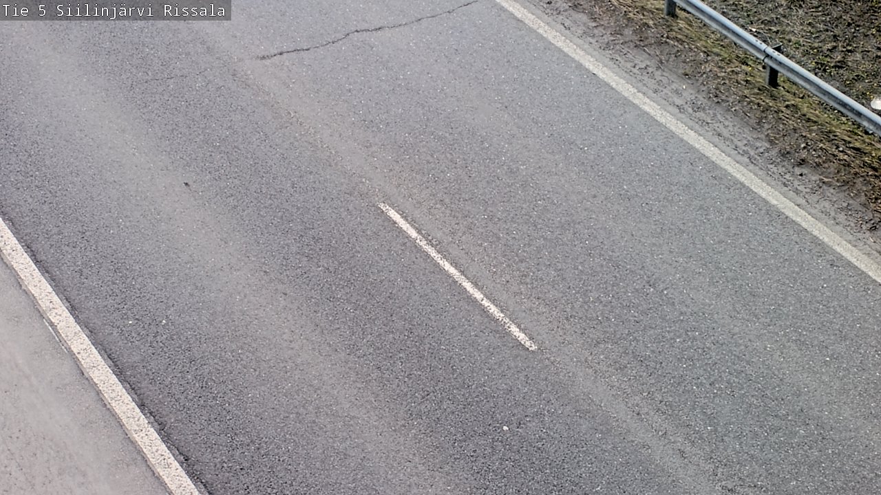 Weather Camera Image Road 5 Siilinjärvi, Rissala, Siilinjärvi, Pohjois-Savo