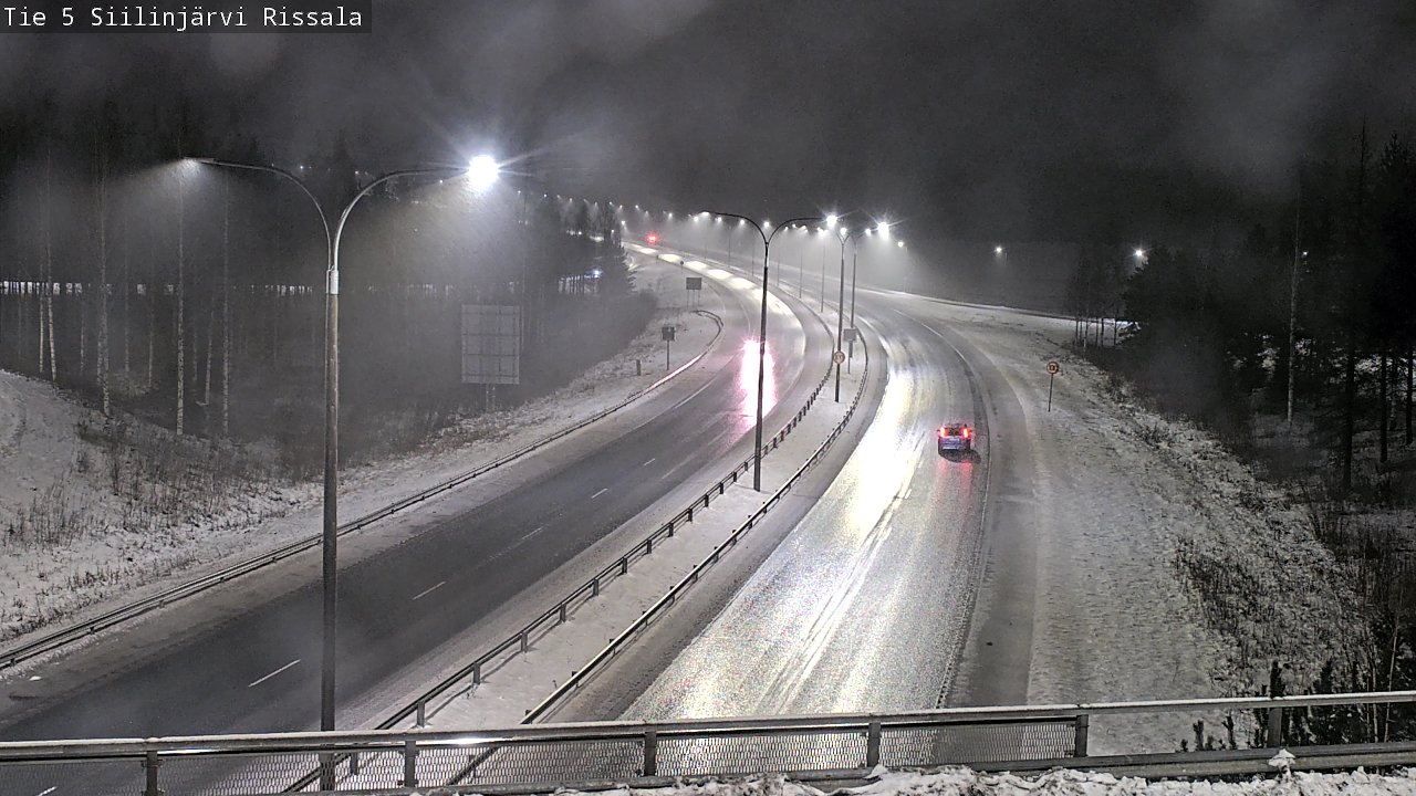 Weather Camera Image Road 5 Siilinjärvi, Rissala, Siilinjärvi, Pohjois-Savo