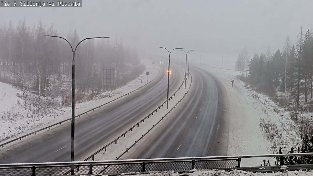 Weather Camera Image Road 5 Siilinjärvi, Rissala, Siilinjärvi, Pohjois-Savo
