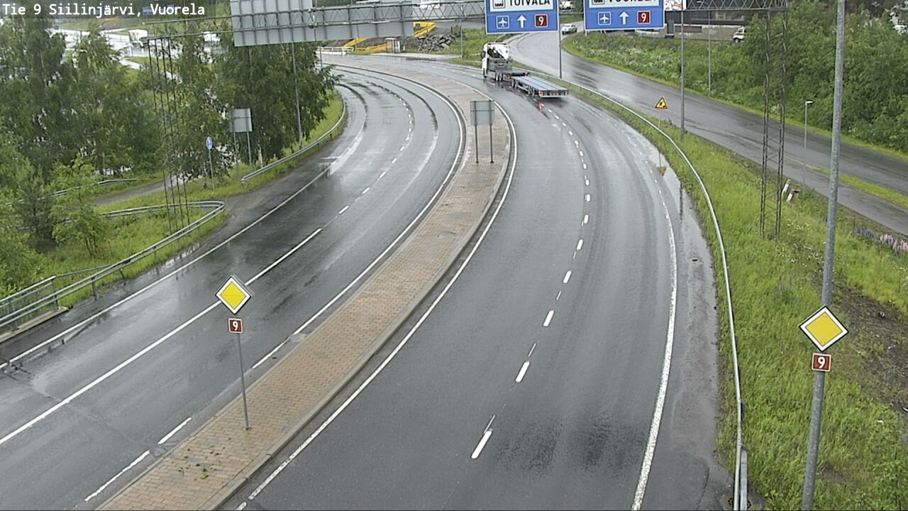 Weather Camera Image Väg 9 Siilinjärvi, Vuorela, Siilinjärvi, Pohjois-Savo