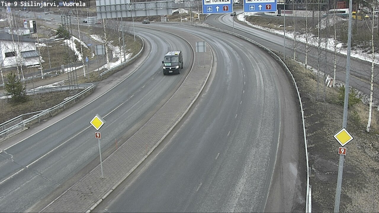 Weather Camera Image Road 9 Siilinjärvi, Vuorela, Siilinjärvi, Pohjois-Savo