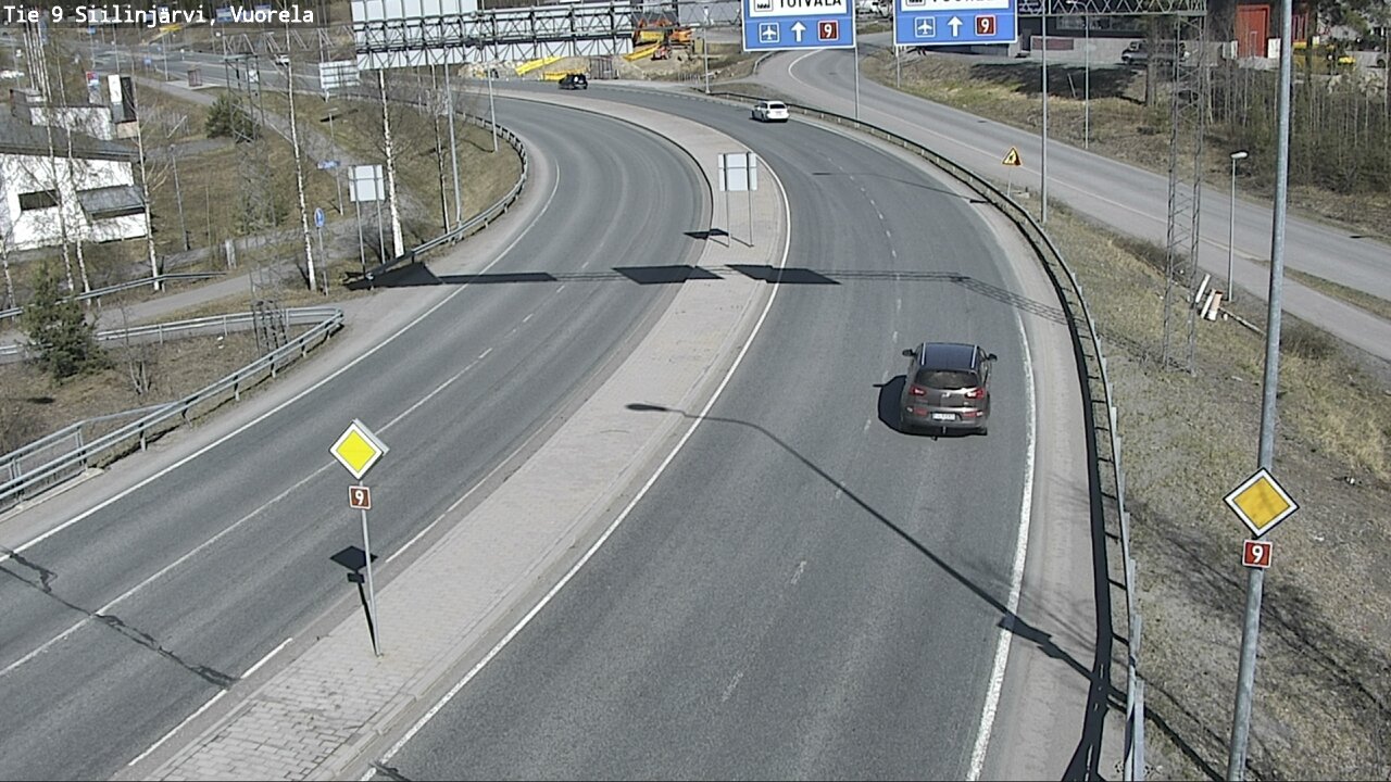 Weather Camera Image Väg 9 Siilinjärvi, Vuorela, Siilinjärvi, Pohjois-Savo