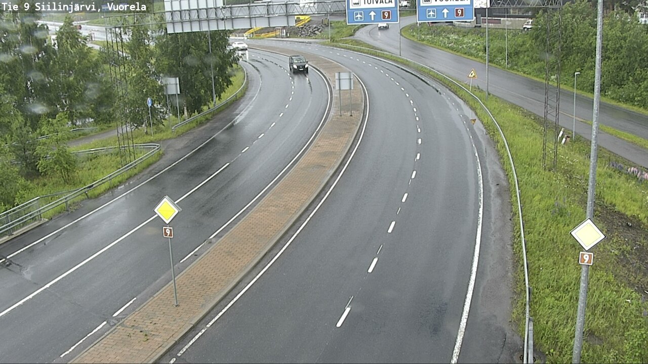 Weather Camera Image Väg 9 Siilinjärvi, Vuorela, Siilinjärvi, Pohjois-Savo
