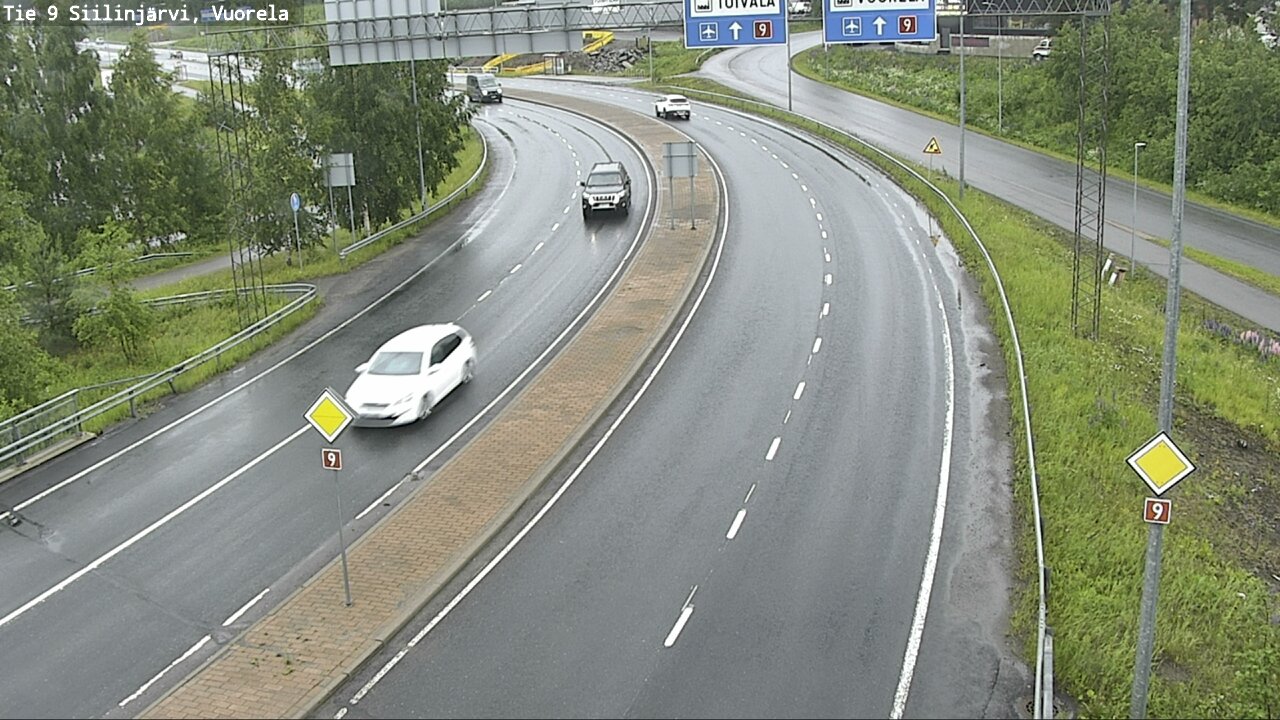 Weather Camera Image Väg 9 Siilinjärvi, Vuorela, Siilinjärvi, Pohjois-Savo