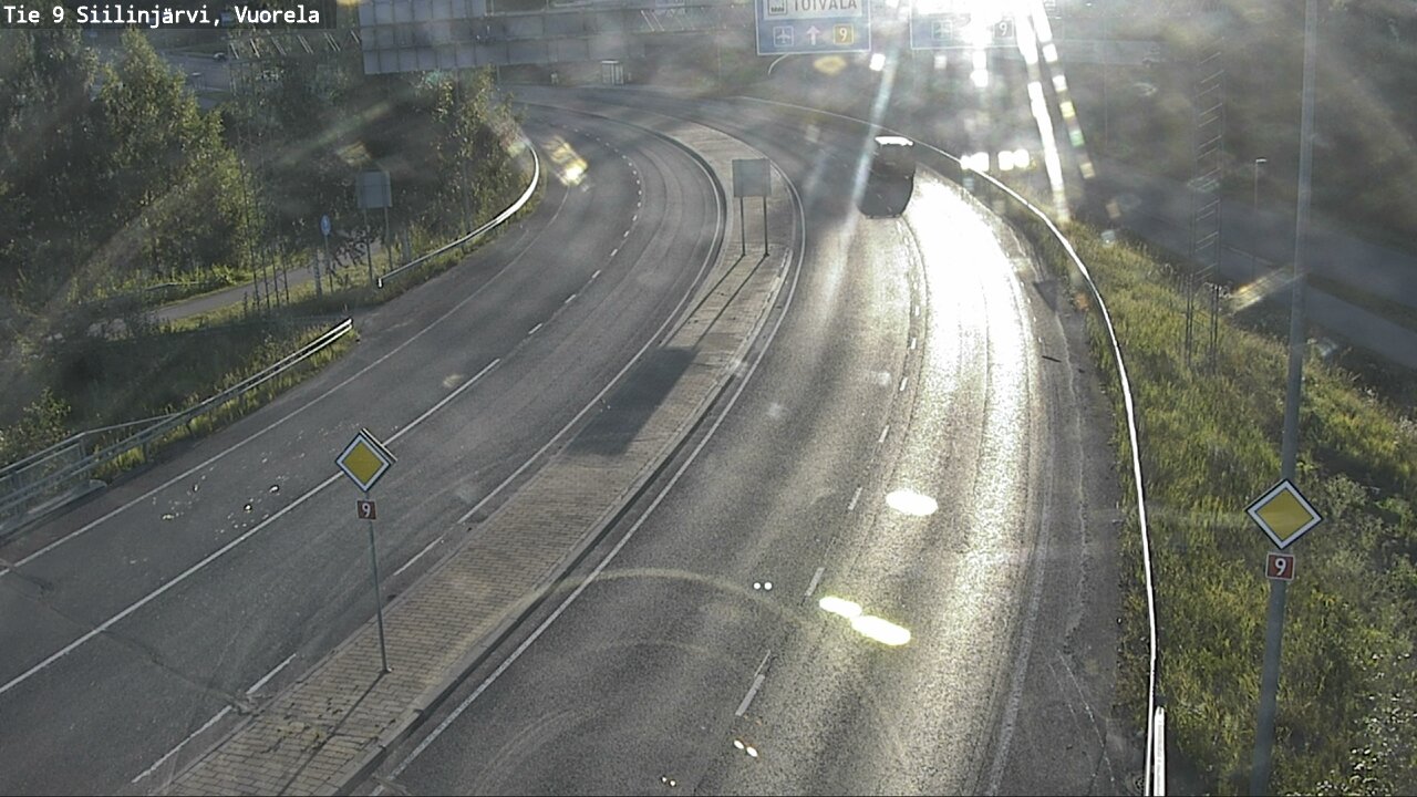 Weather Camera Image Väg 9 Siilinjärvi, Vuorela, Siilinjärvi, Pohjois-Savo