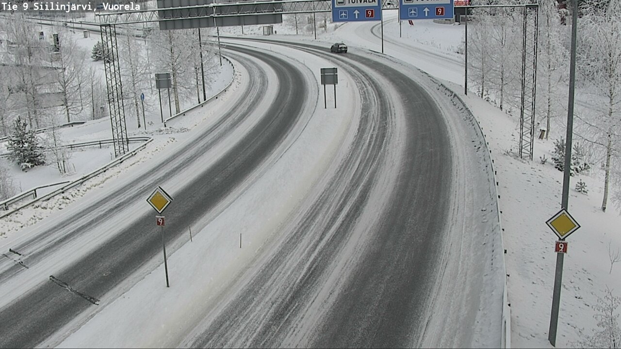 Weather Camera Image Road 9 Siilinjärvi, Vuorela, Siilinjärvi, Pohjois-Savo
