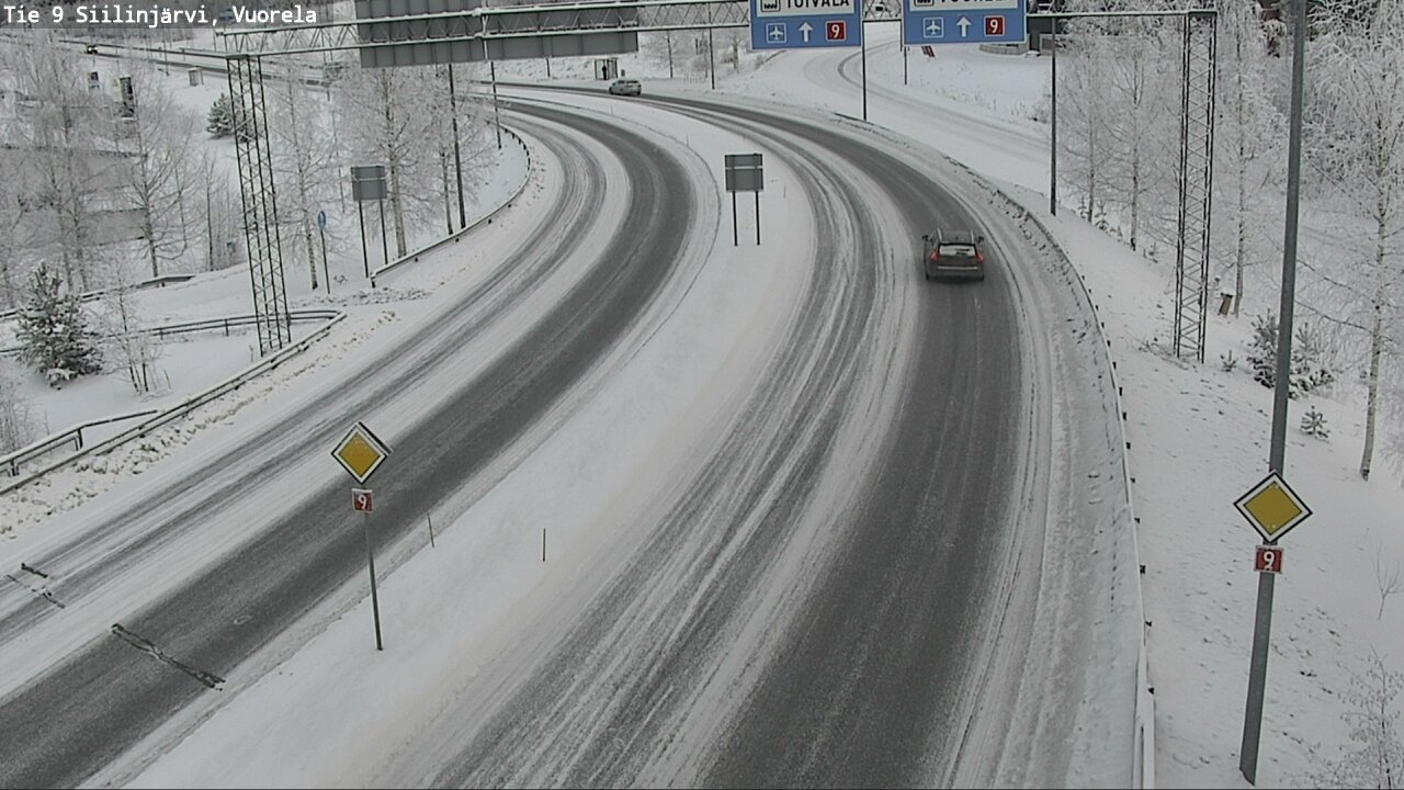 Weather Camera Image Road 9 Siilinjärvi, Vuorela, Siilinjärvi, Pohjois-Savo