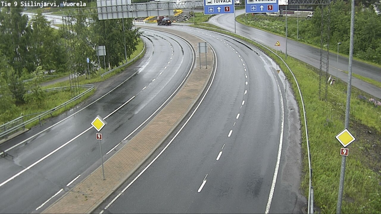 Weather Camera Image Road 9 Siilinjärvi, Vuorela, Siilinjärvi, Pohjois-Savo