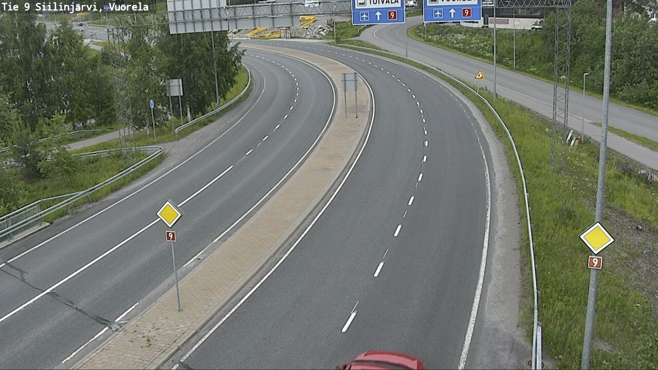 Weather Camera Image Road 9 Siilinjärvi, Vuorela, Siilinjärvi, Pohjois-Savo