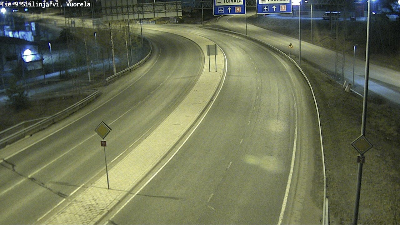 Weather Camera Image Väg 9 Siilinjärvi, Vuorela, Siilinjärvi, Pohjois-Savo