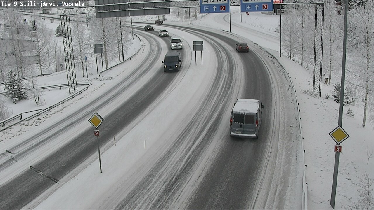 Weather Camera Image Road 9 Siilinjärvi, Vuorela, Siilinjärvi, Pohjois-Savo