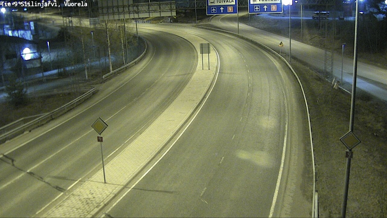 Weather Camera Image Road 9 Siilinjärvi, Vuorela, Siilinjärvi, Pohjois-Savo