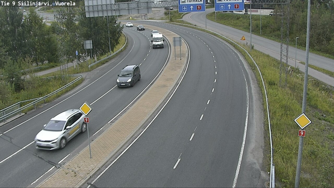 Weather Camera Image Road 9 Siilinjärvi, Vuorela, Siilinjärvi, Pohjois-Savo